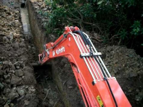 working hard clay on excavators